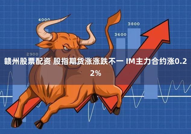 赣州股票配资 股指期货涨涨跌不一 IM主力合约涨0.22%